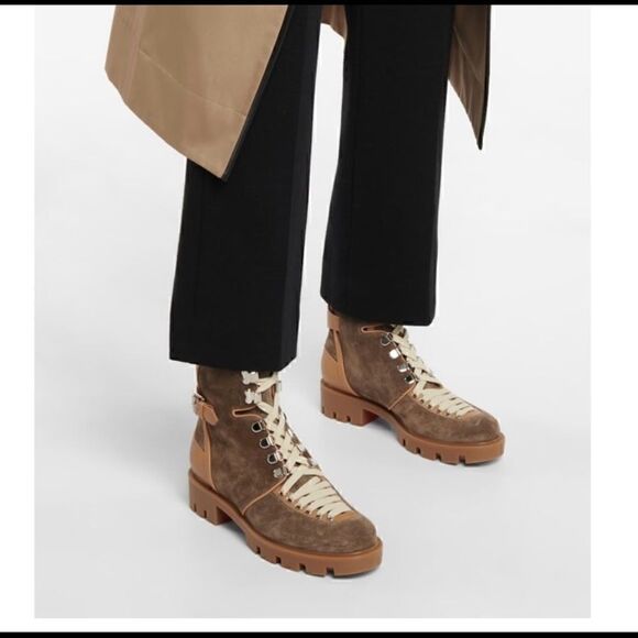 [christian louboutin] bnib macadamia hiking boots - Picture 2 of 16